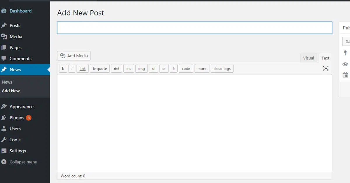 Cara Membuat Post Baru di Wordpress dengan Mudah