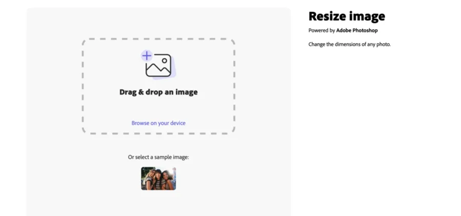 Resize By Adobe Resize Tools