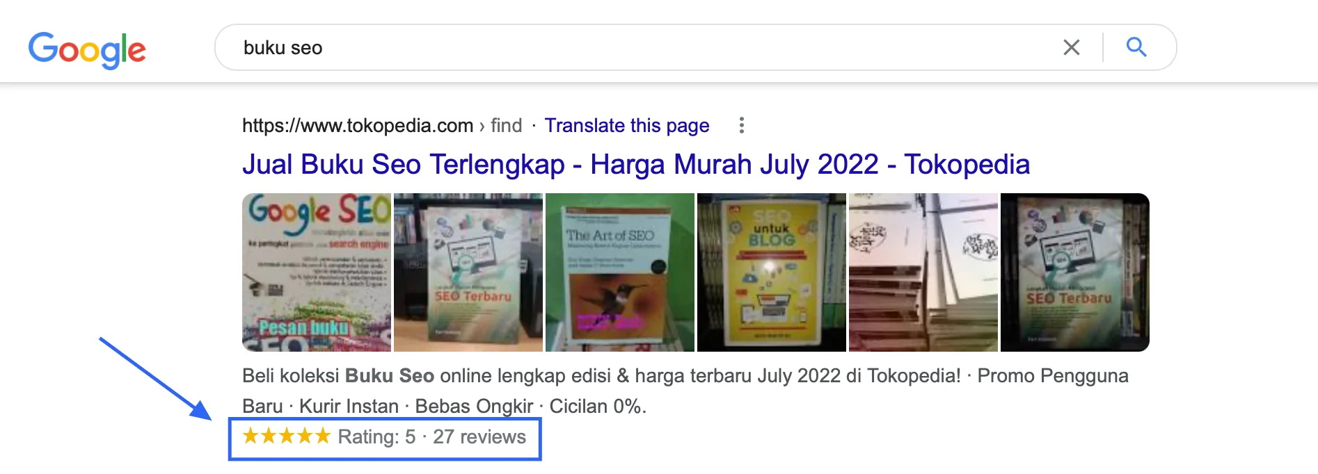 Buku Seo Di Hasil Pencarian Google